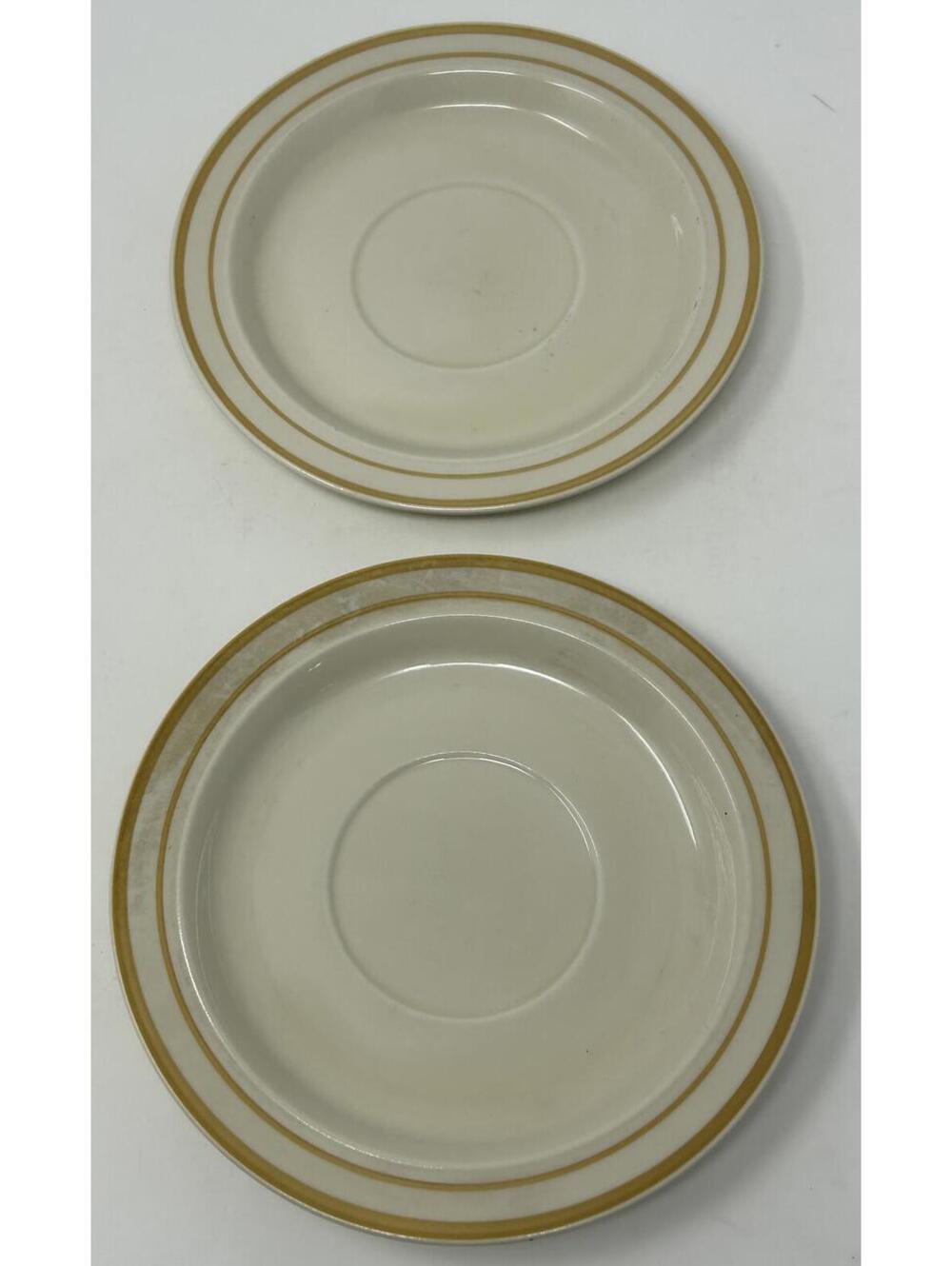 Vintage Stoneware Saucer Plate Sweet Flowers Collection Made in Japan Set of 2